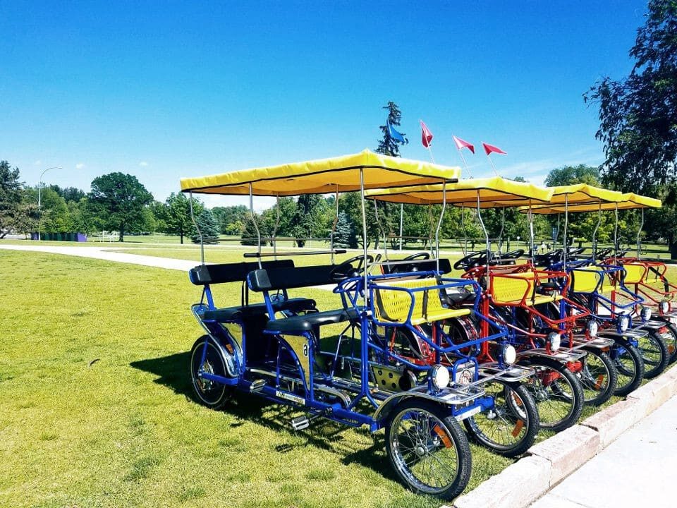 Surrey rentals by Wheel Fun Rentals in Denver, CO