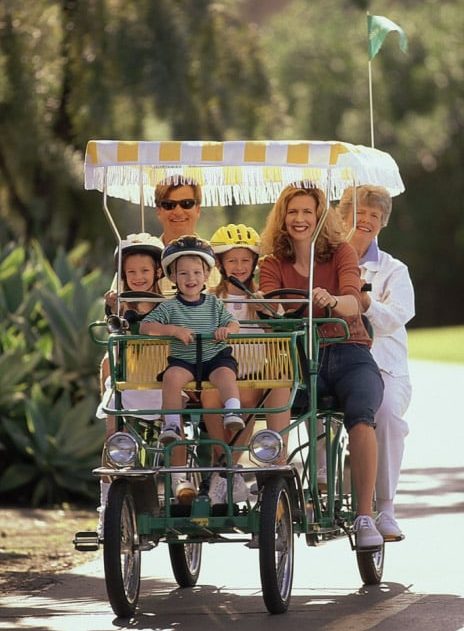 Bike rentals from Wheel Fun Rentals in New Orleans' City Park