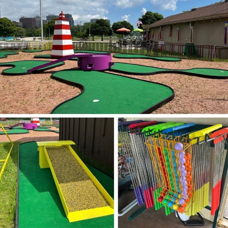 mini golf course at park in milwaukee Photos taken and provided by Rodney Knight.